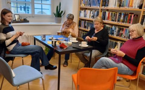 Treffen kreativer Handarbeitsliebhaber